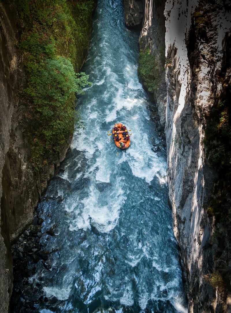 Rafting in the Zambezi River